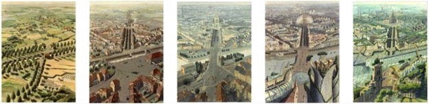 Laeken 1800- 2200, La Cité végétale, Luc Schuiten. Source: http://www-vegetalcity-net-s.njmu.s5.bt8.net/en/oeuvres-originales/